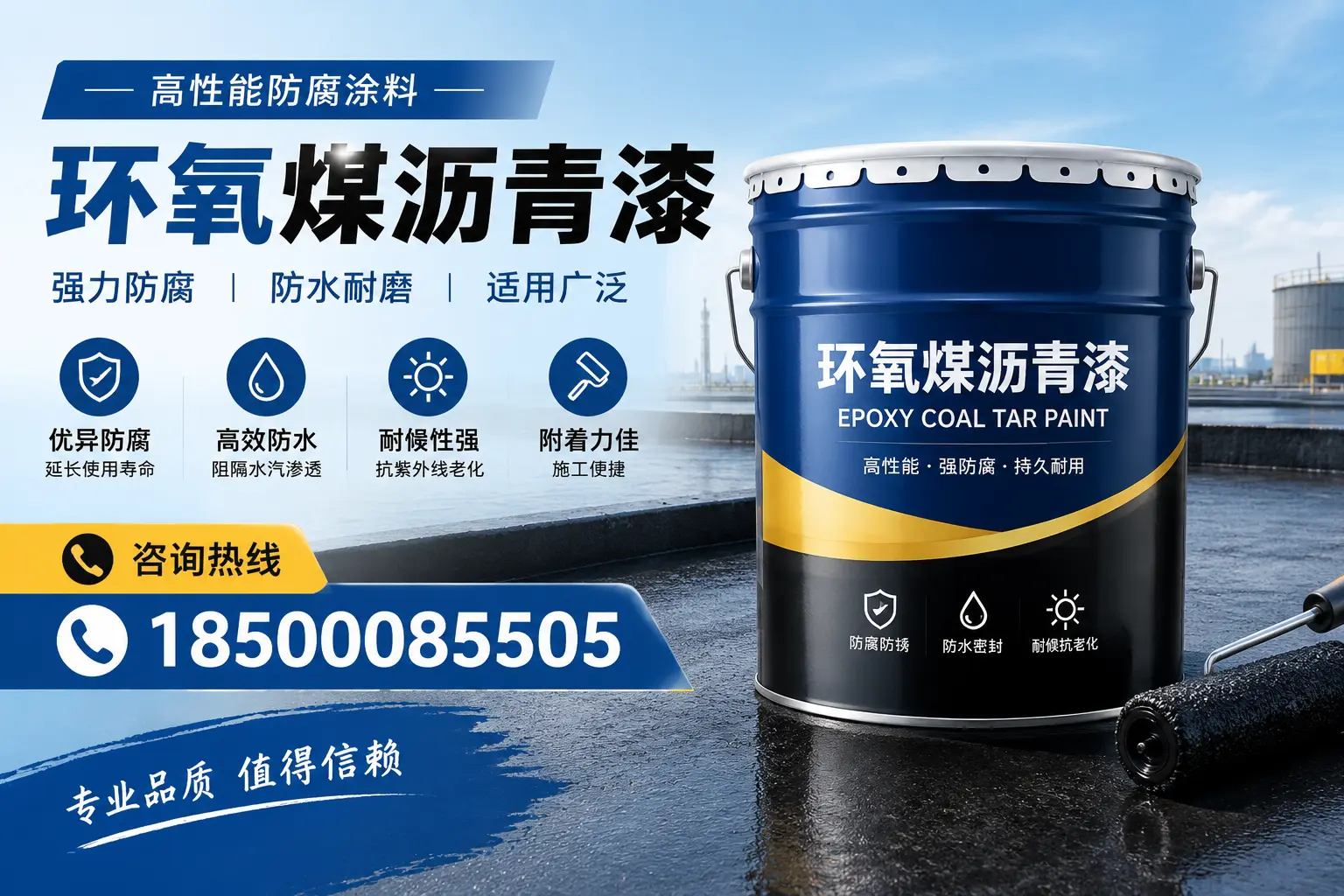 环氧煤沥青漆的主要成分与功能，小店用户深度了解